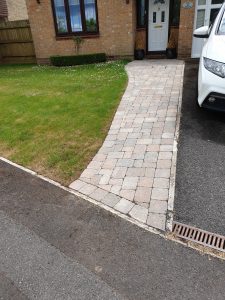 sleeper fence and driveway extension