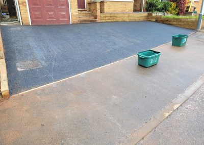 Tarmac Driveway with Sleepers in Midsomer Norton