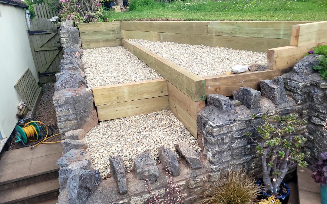 Hand-excavated Sleeper Terraces in Nempnett Thrubwell