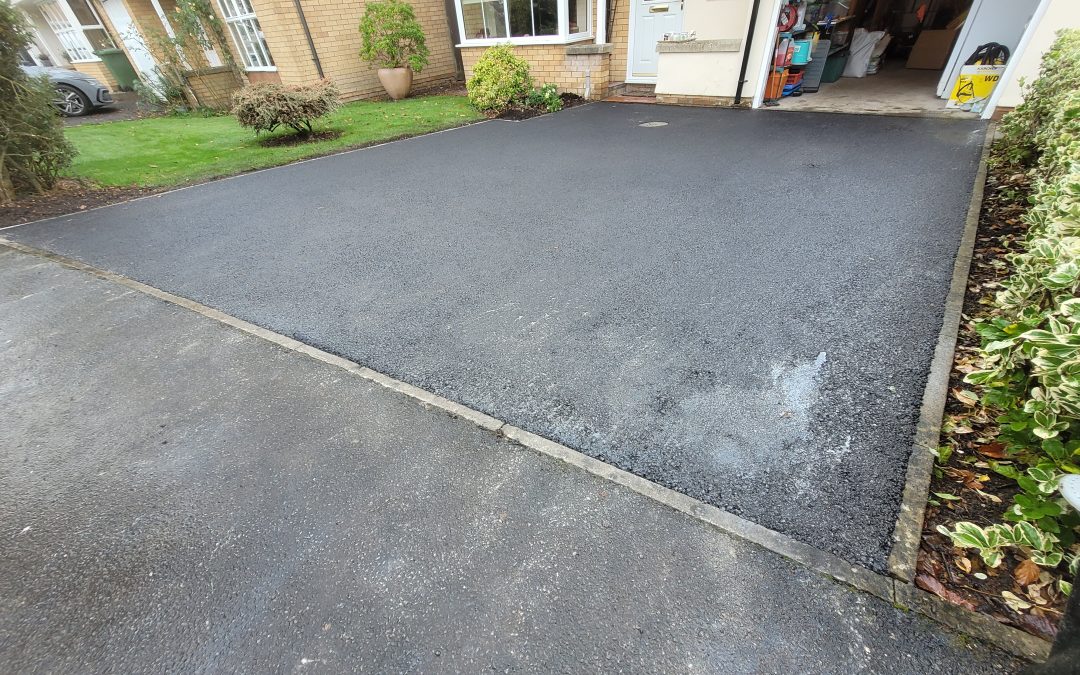 Small Driveway Resurfacing and Extension in High Littleton