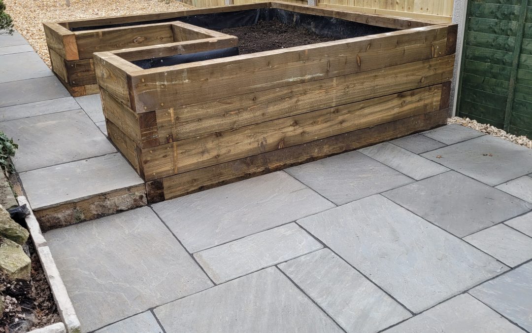 Landscaping Project in Bath: Leveling, Fence Panels, Paving