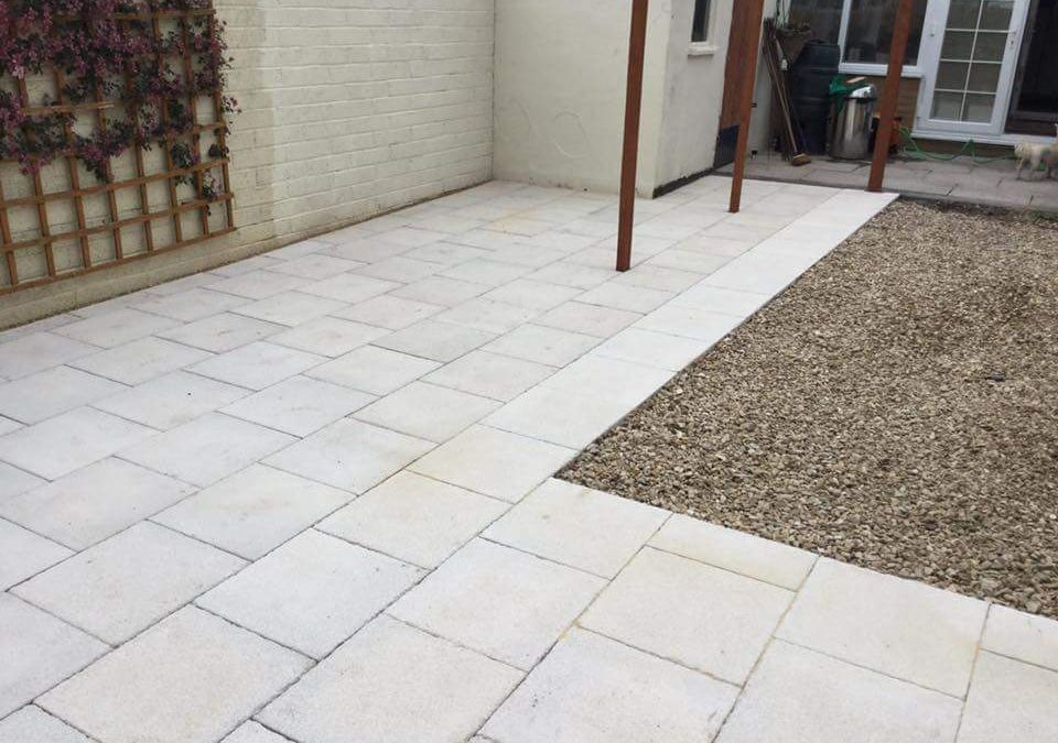 Grey Textured Patio